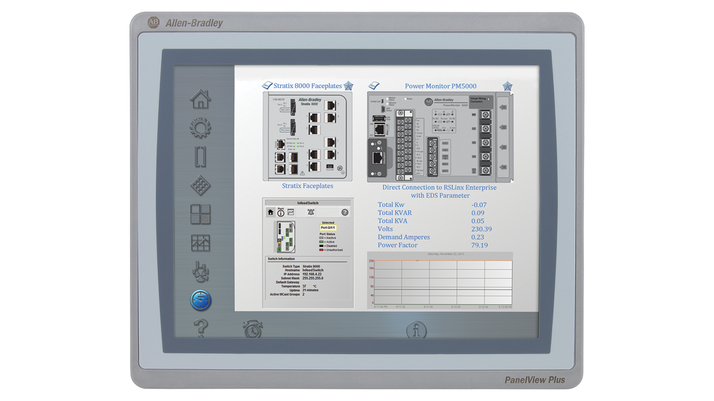 PanelView Plus 7 Standard 15 Terminal 2711P-T15C21D8S