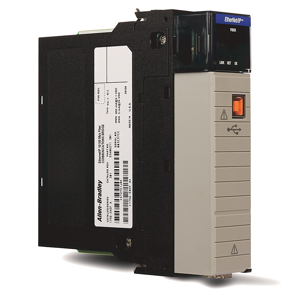 Allen-Bradley 1756-EN2FK - CLX ENet/IP 100M Fiber - CC - Industrial Automation Part