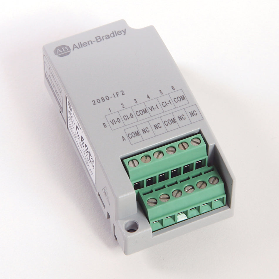 Allen-Bradley 2080-IF2 - Micro800 2 Point Analog Input Plug-In