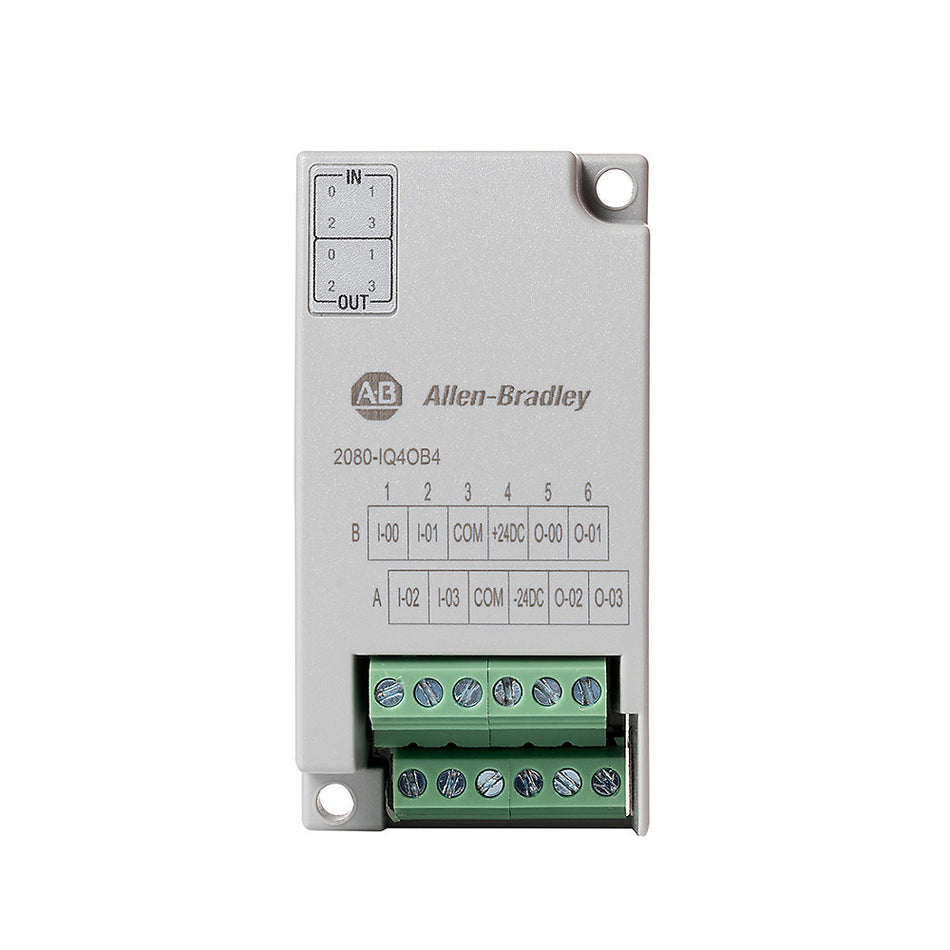 Allen-Bradley 2080-IQ4OB4 - Micro800 8 Point Digital Combo (Source)