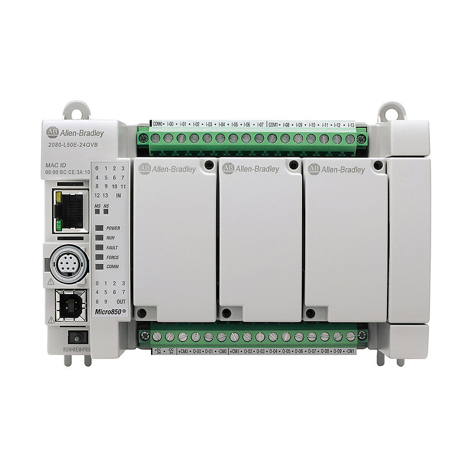 Allen-Bradley 2080-L50E-24QVB | Controller & CPU Module | Genuine Never Used Surplus