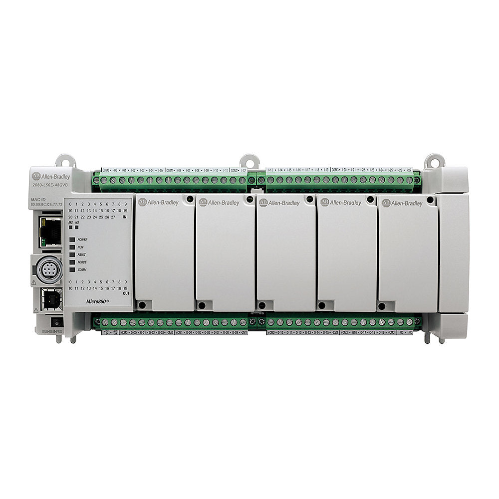 Allen-Bradley 2080-L50E-48QVB - Micro850 48 I/O ENet/IP Controller - Industrial Automation Part