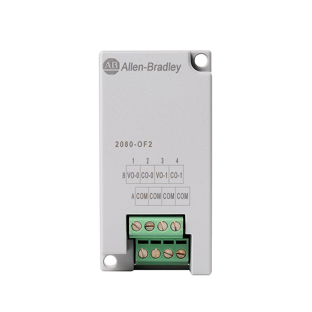 Allen-Bradley 2080-OF2 - Micro800 2 Point Analog Output Plug-In - Industrial Automation Part
