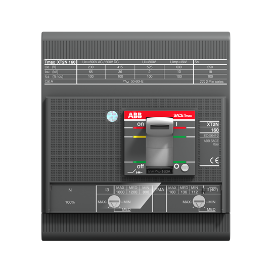 1SDA067579R1 ABB XT2S 160 TMA 100-1000 4p F F