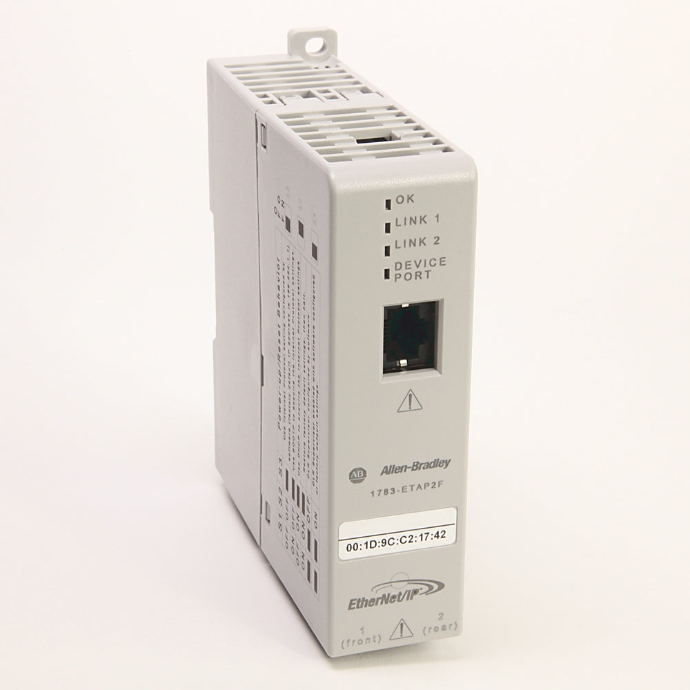 1+2 Port EtherNet/IP Taps 1783-ETAP2F