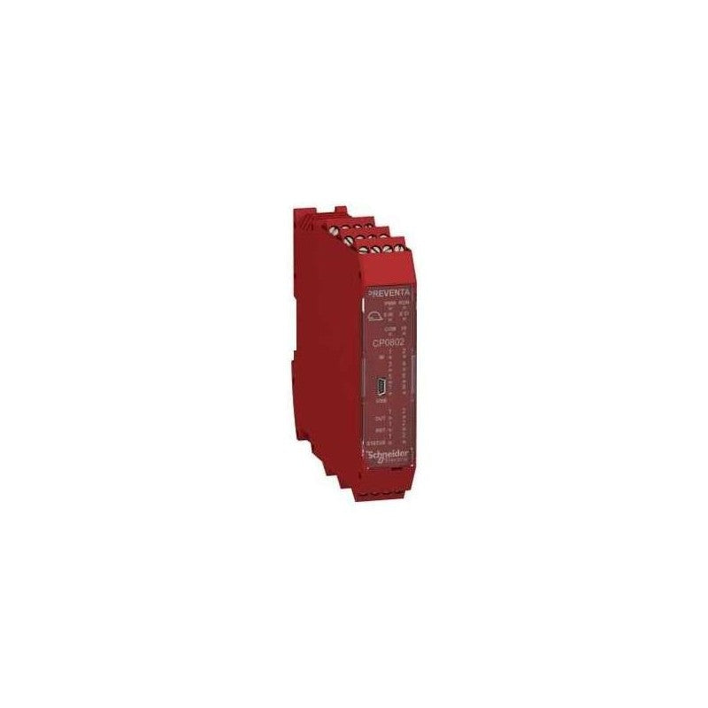 XPSMCMCP0802 - Controller with 8 inputs 2 outputs monitors expansion modules with screw term