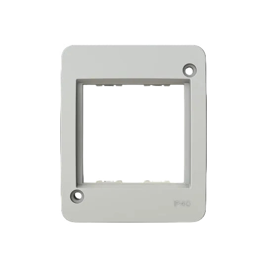 2CSK2240CH ABB - IP40 enclosure, 2 places, 2 modules width Grey - Chiara